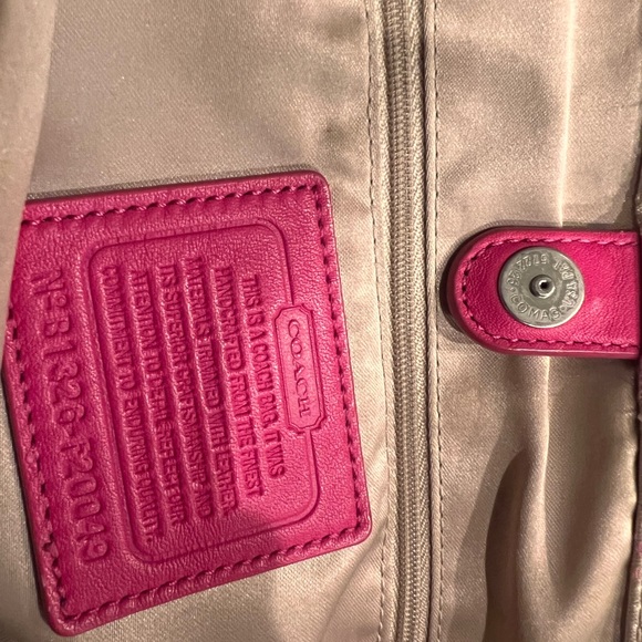 COACH Ashley satchel purse, rare color! - Picture 8 of 15